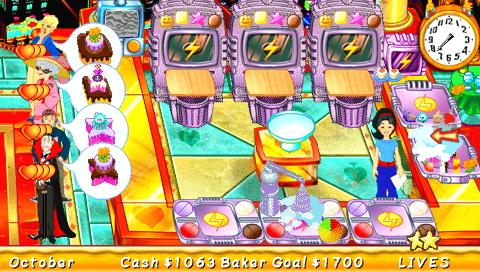 Cake Mania Baker's Challenge screenshot 3 for PSP